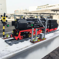 Thumbnail for Building Blocks Tech MOC City BR01 Simulation Train Bricks Toy Construction Set Toys - 6