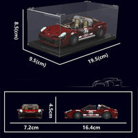 Thumbnail for Building Blocks Tech Mini 911 Targa Speed Car Champions Bricks Toy Construction Set Toys - 2