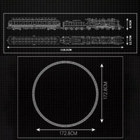 Thumbnail for Building Blocks Orient Express French Railways SNCF 231 Steam Locomotive Bricks Toy - 6