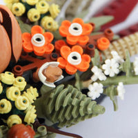 Thumbnail for Building Blocks Romantic Love Bouquet Idea Dried Flower Centerpiece Bricks Toy - 3