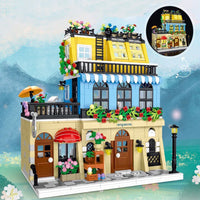 Thumbnail for Building Blocks Creator Expert MOC City Hotel Block Module Bricks Toy - 3
