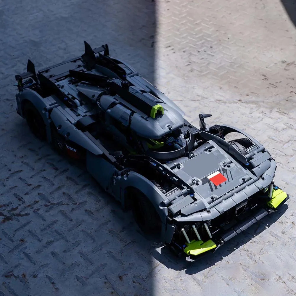 Building Blocks Tech MOC Le Mans Hybrid Hypercar Racing Car Bricks Toy - 3