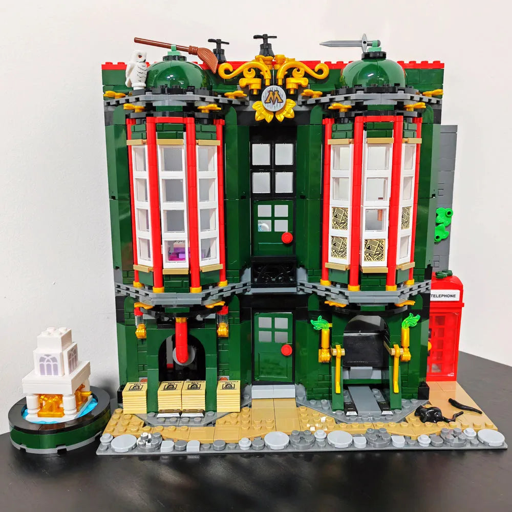 Building Blocks Creator Harry Potter MOC Magic Office Bricks Toy Construction Set Toys - 3