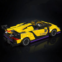 Thumbnail for Building Blocks Tech Mini Veneno Speed Car Champions Bricks Toy Construction Set Toys - 2