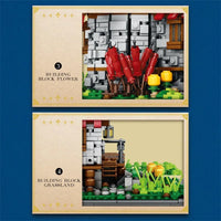 Thumbnail for Building Blocks European Century MOC Medieval Windmills Town Bricks Toy Construction Set Toys - 6