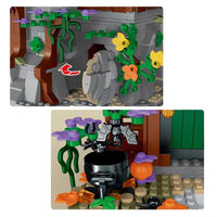 Thumbnail for Building Blocks Creator Expert MOC Medieval Witch House Bricks Toy - 5