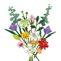 Thumbnail for Building Blocks Creator Expert Ideas Flower Bouquet Bricks Toy Construction Set Toys - 4