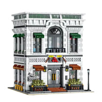 Thumbnail for Building Blocks Creator Expert City MOC Seafood Restaurant Bricks Toy - 1