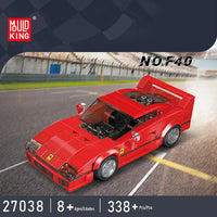 Thumbnail for Building Blocks Tech Mini Ferrari F40 Speed Champions Racers Bricks Toy - 2