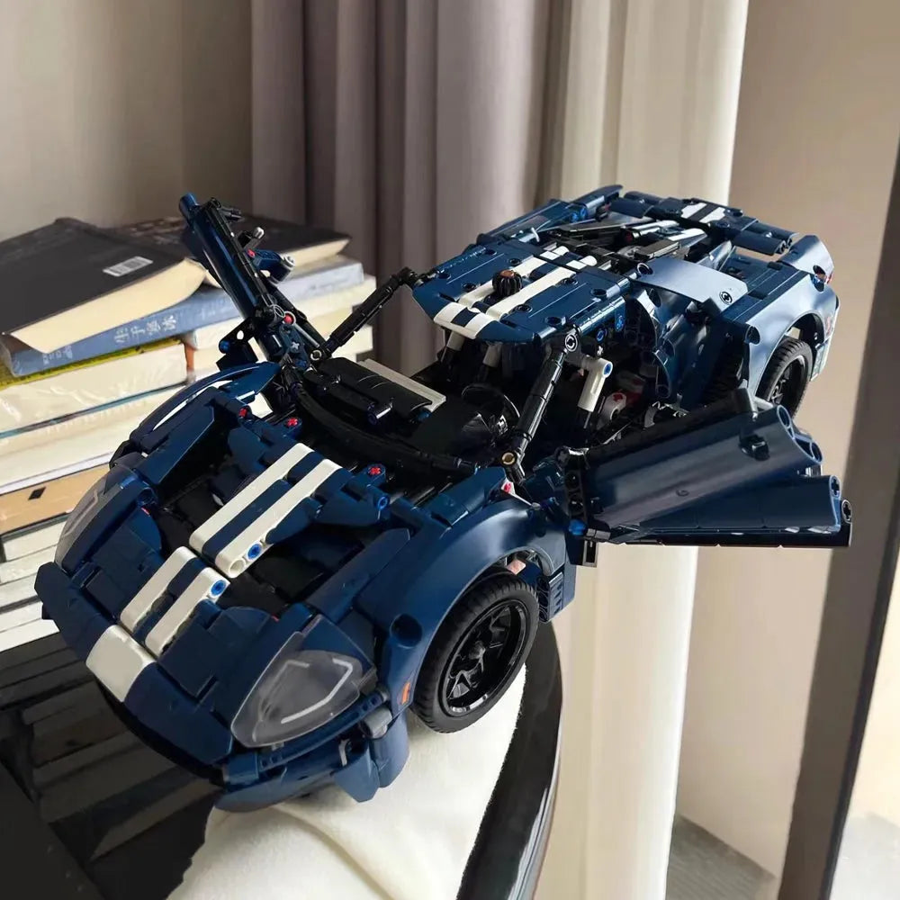 Building Blocks Technic MOC 2022 Ford GT Classic Racing Car Bricks Toy Construction Set Toys - 3
