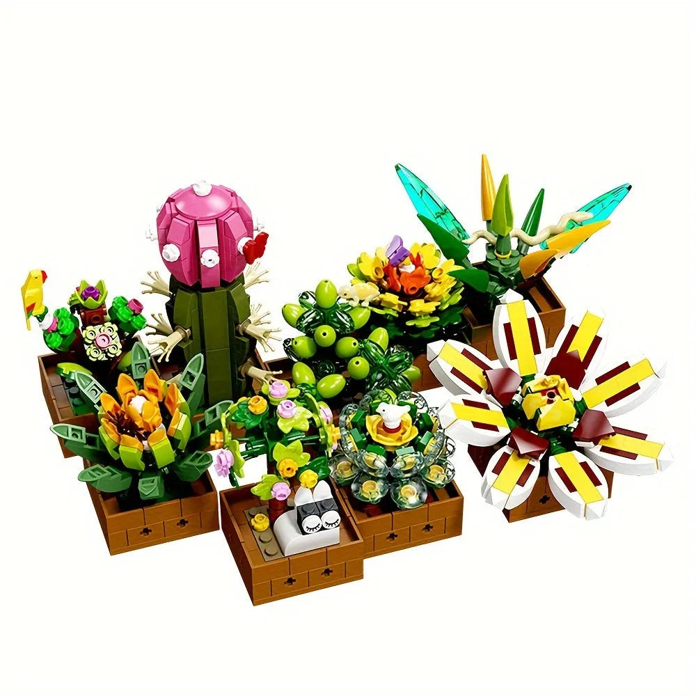 Building Blocks Creator Expert Ideas Botanical Garden Bricks Toy - 1