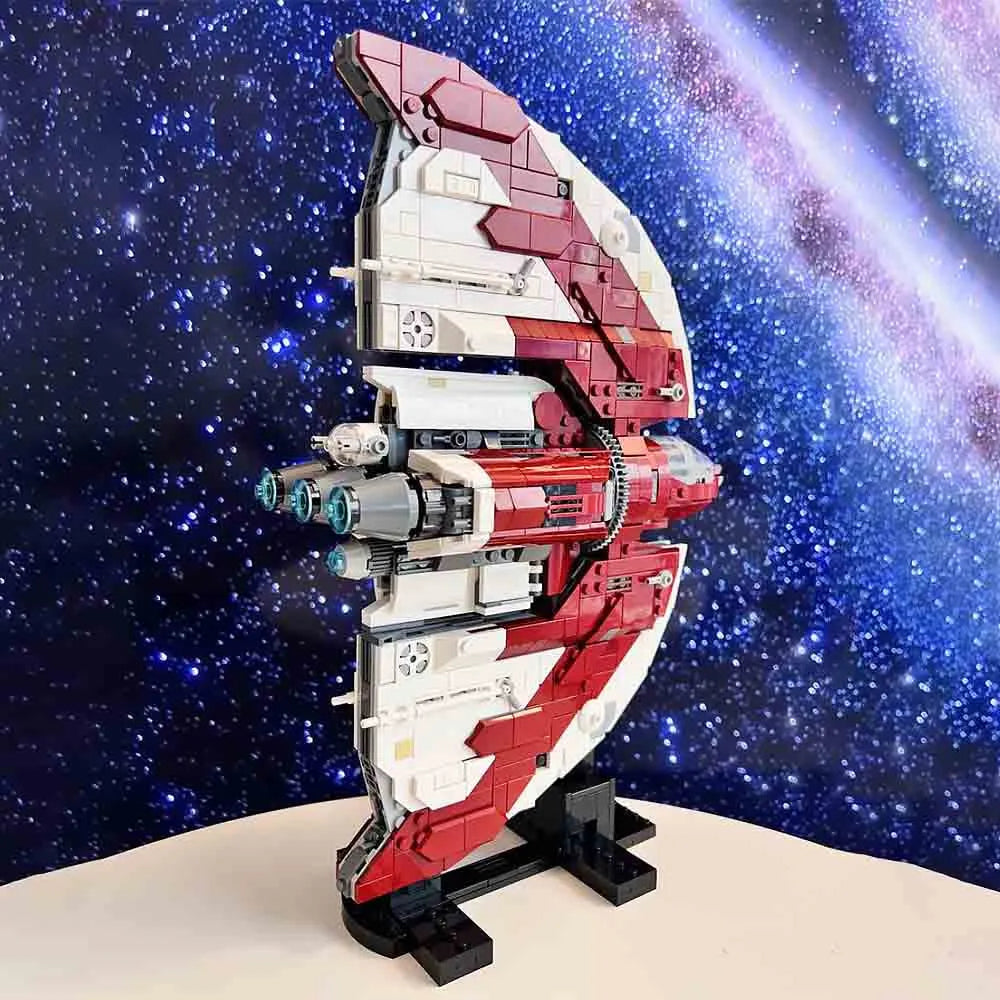 Building Blocks Star Wars Custom MOC T6 Shuttle Spacecraft Bricks Toy - 1