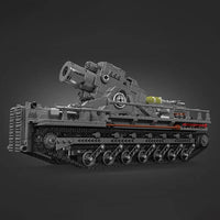 Thumbnail for Building Blocks Military Motorized Karl Mortar Bricks Toy 20028 - 3