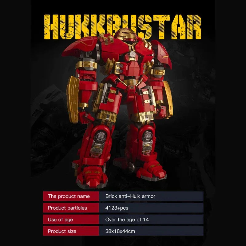 Building Blocks MOC Mecha MK44 Hulkbuster Armor Robot Bricks Toy Construction Set Toys - 2