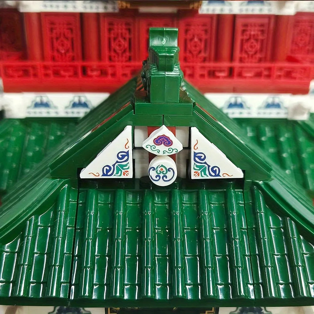 Building Blocks Architecture Famous Pavilion of Prince Teng Bricks Toy Construction Set Toys - 5