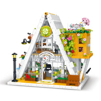 Thumbnail for Building Blocks Creator Expert MOC City Flower Shop Bricks Toy - 1