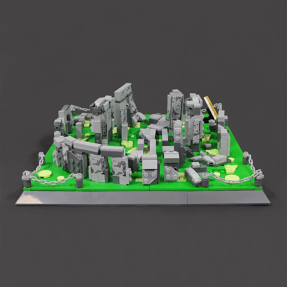 Building Blocks Creator Expert England Stonehenge Wiltshire Bricks Toy Construction Set Toys - 4