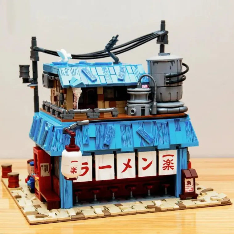 Building Blocks Creator Experts Japanese Noodle House Shop Bricks Toys - 4