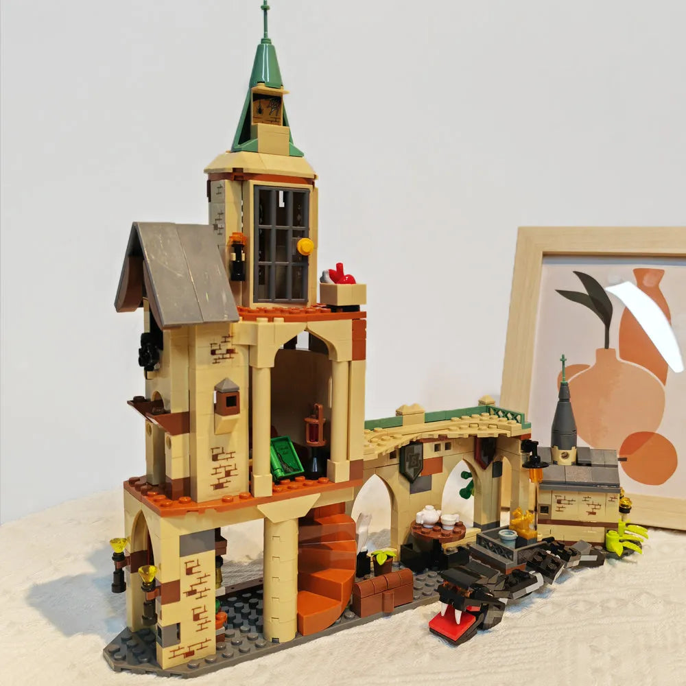 Building Blocks Creator Harry Potter MOC Magic Courtyard Bricks Toy - 3
