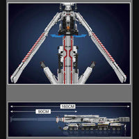 Thumbnail for Building Blocks Tech MOC Motorized Liebherr LTM 11200 Crane Bricks Toy - 6