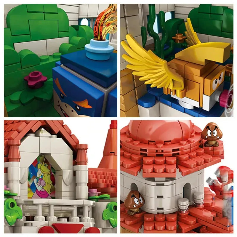 Building Blocks Creator Movie Super Mario Castle Bricks Toys EU - 4
