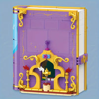 Thumbnail for Building Blocks Creator Expert Aladdin Magic Lamp 3D Book Bricks Toy Construction Set Toys - 4
