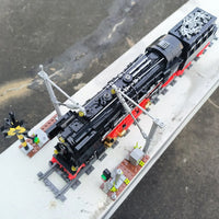 Thumbnail for Building Blocks Tech MOC City BR01 Simulation Train Bricks Toy Construction Set Toys - 7