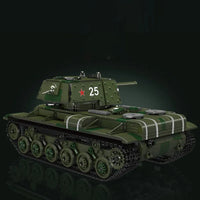 Thumbnail for Building Blocks Military Motorized KV - 1 Heavy Tank Bricks Toy - 2