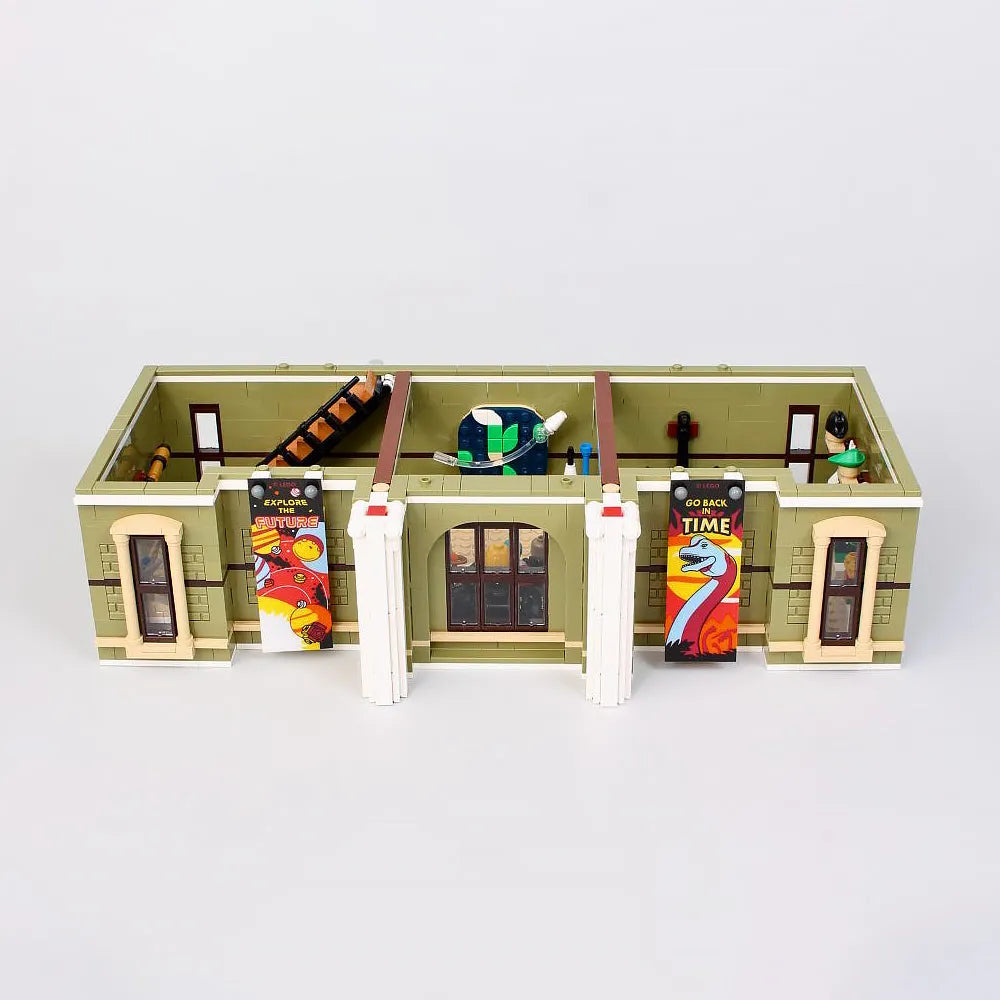 Building Blocks City Street Experts Natural History Museum Bricks Toy - 4