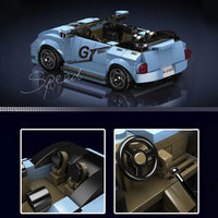 Thumbnail for Building Blocks Tech Mini V Beetle Speed Champions Car Bricks Toy - 4