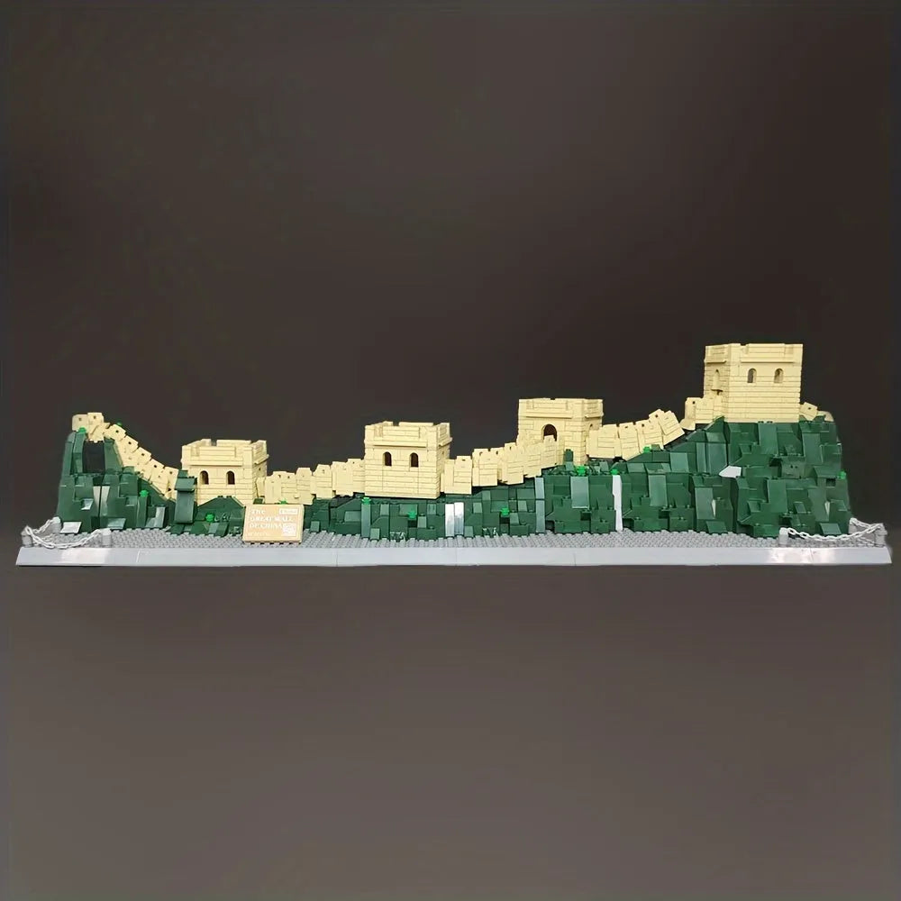 Building Blocks MOC Architecture Great China Wall Bricks Toys - 16