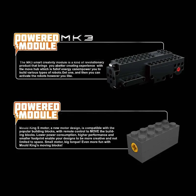 Building Blocks Tech MOC Motorized D11 Bulldozer Truck Bricks Toy - 4