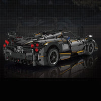 Thumbnail for Building Blocks MOC Supercar Pagani Huayra Racing Car Bricks Toy - 4