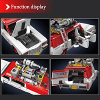 Thumbnail for Building Blocks Tech Creator Expert MOC Ghost Hunter Bus Bricks Toy - 4