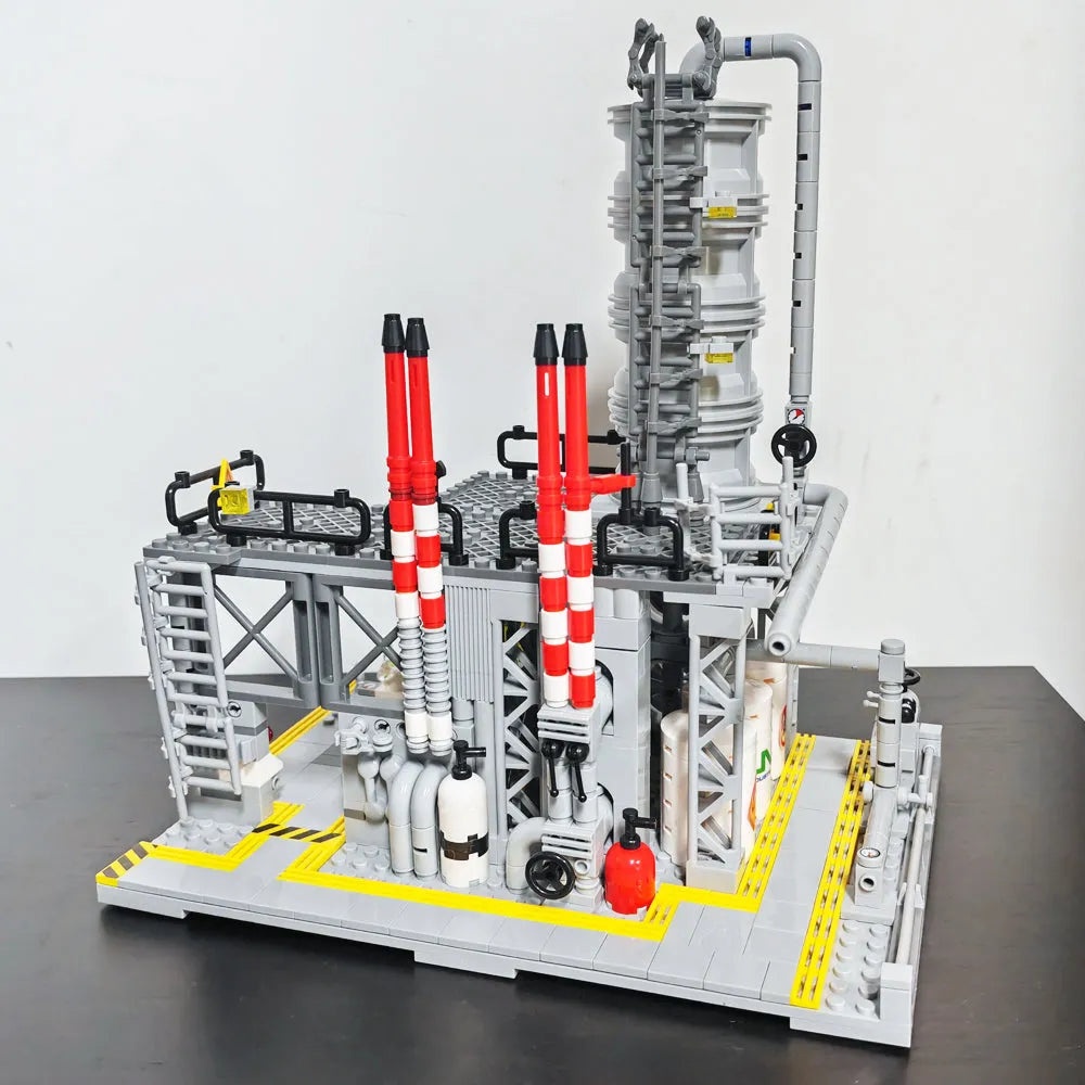 Building Blocks Creator Experts MOC City Chemical Plant Bricks Toy - 4