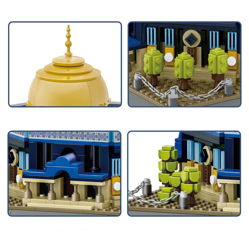 Building Blocks Creator Expert Jerusalem Dome Of The Rock Bricks Toy - 3