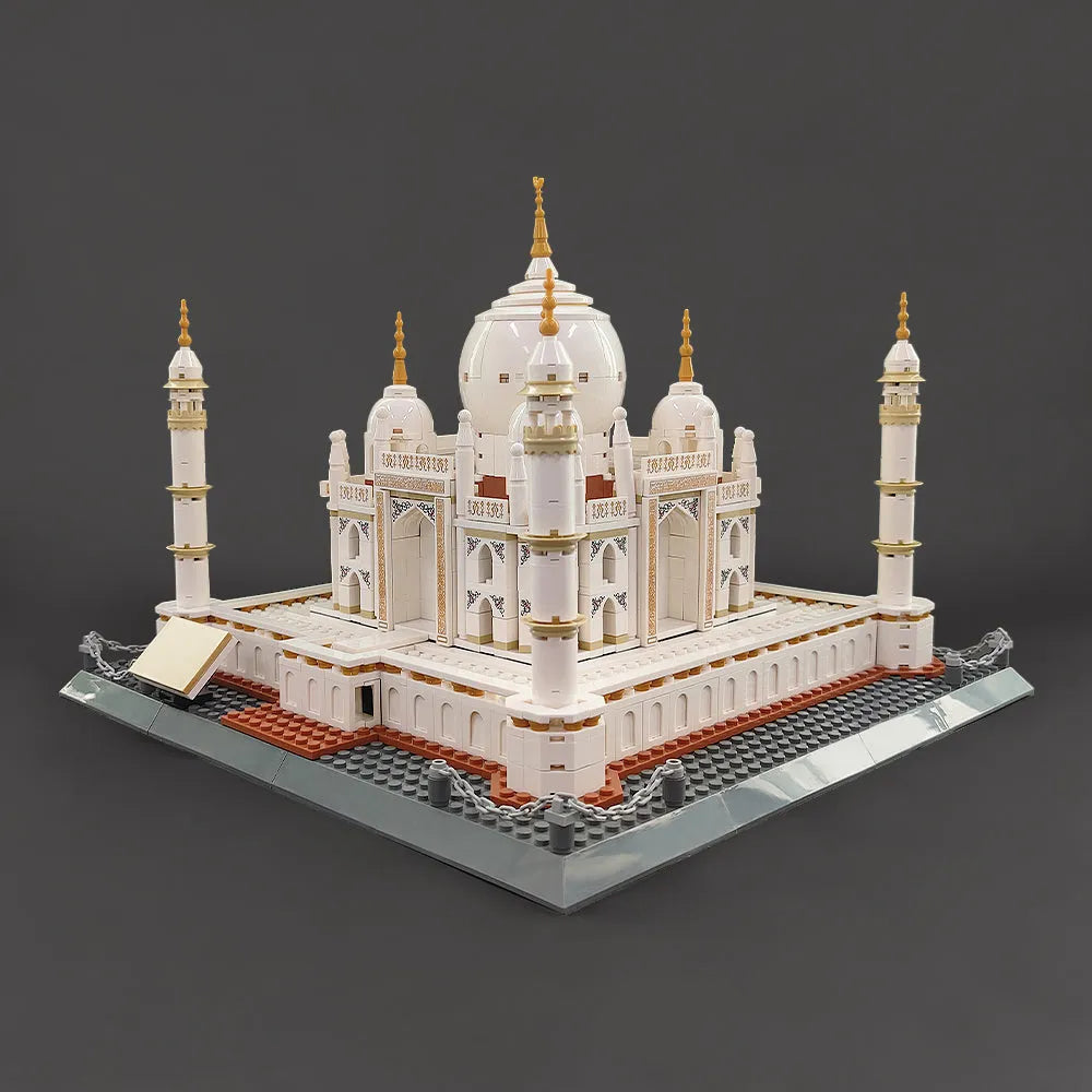 Building Blocks MOC Architecture Famous Taj Mahal Bricks Toys - 2