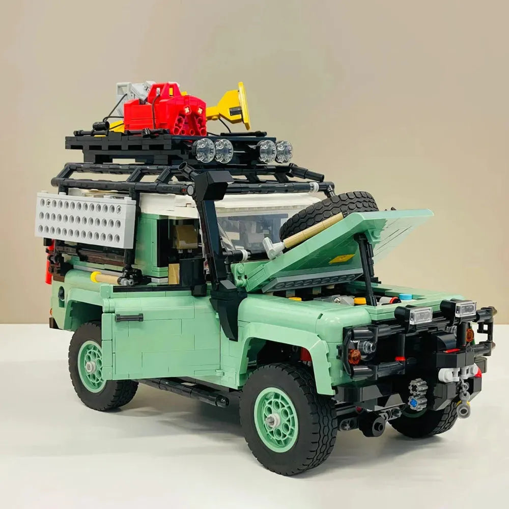 Building Blocks Tech Creator Expert Land Rover Defender 90 Bricks Toy - 5