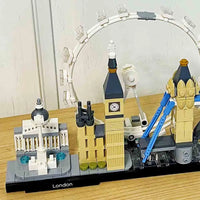 Thumbnail for Building Blocks Architecture MOC London Skyline Bricks Toy - 4