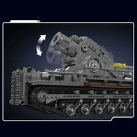Thumbnail for Building Blocks Military Motorized Karl Mortar Bricks Toy 20028 - 4
