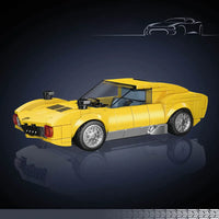 Thumbnail for Building Blocks Tech Mini Lambo Miura Speed Champions Racers Bricks Toy - 3