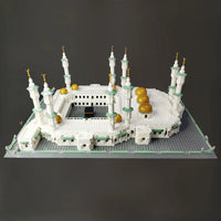 Thumbnail for Building Blocks Architecture MOC Great Mecca Grand Mosque Bricks Toy Construction Set Toys - 17