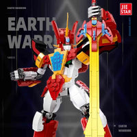 Thumbnail for Building Blocks Super Hero MOC Mecha Earth Warrior Bricks Toy - 2