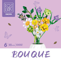 Thumbnail for Building Blocks Ideas MOC Creator Expert Flower Bouquet Bricks Toy Construction Set Toys - 2