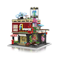 Thumbnail for Building Blocks Creator Expert City Flower Shop Modular Bricks Toy Construction Set Toys - 7