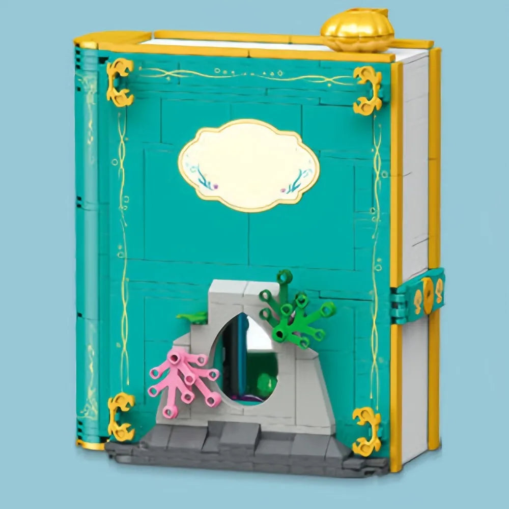 Building Blocks Creator Expert The Little Mermaid 3D Book Bricks Toy Construction Set Toys - 1
