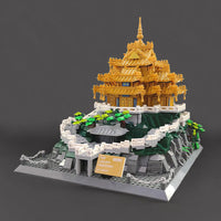 Thumbnail for Building Blocks Architecture Famous China LAOJUN Mountain Bricks Toy - 12