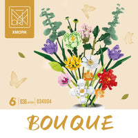 Thumbnail for Building Blocks Creator Expert Ideas Flower Bouquet Bricks Toy Construction Set Toys - 2