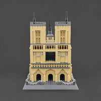 Thumbnail for Building Blocks MOC Architecture Paris Notre Dame Cathedral Bricks Toy Construction Set Toys - 19