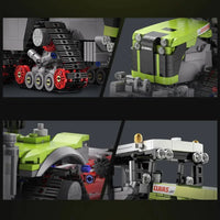 Thumbnail for Building Blocks Tech MOC Motorized Xerion 5000 Tractor TS Bricks Toy - 3